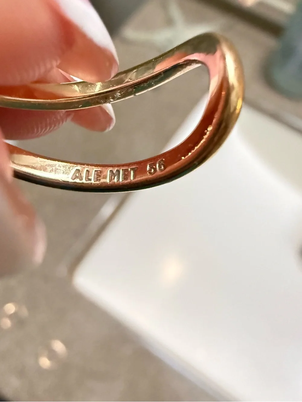 Gold Moon & Heart Pavé Ring - Women Jewelry